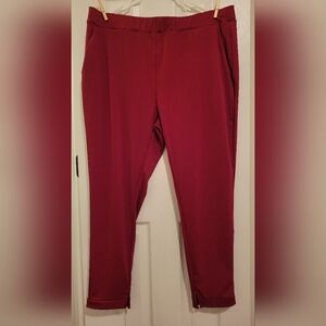 Women's Burgundy Pants